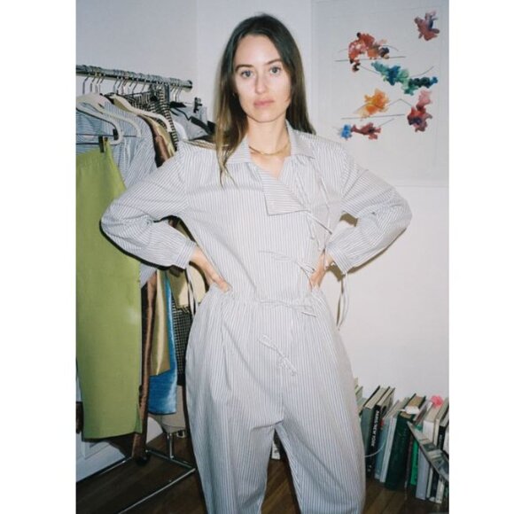 Chelsea Mak Admiralty Jumpsuit Sz S - Picture 2 of 7